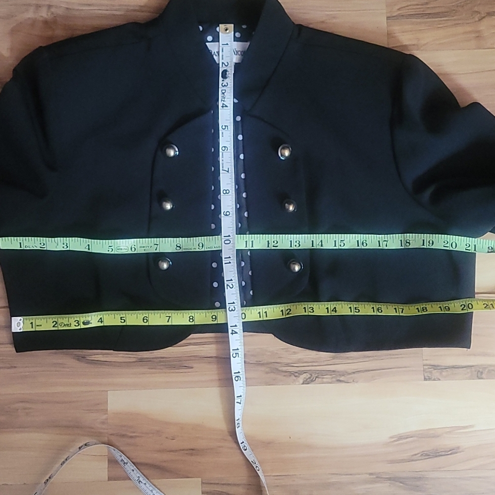 Vintage 90s Cropped Jacket Bolero L - Picture 7 of 7